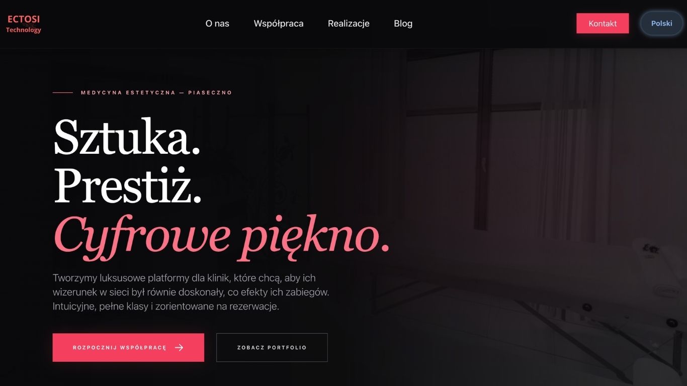 Przykładowe interfejsy: Medycyna estetyczna